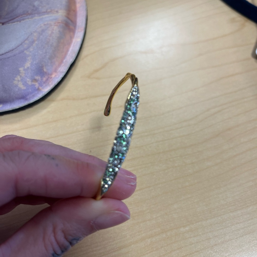 Alexis Bittar Solanales Crystal Cuff Bracelet - Picture 4 of 7